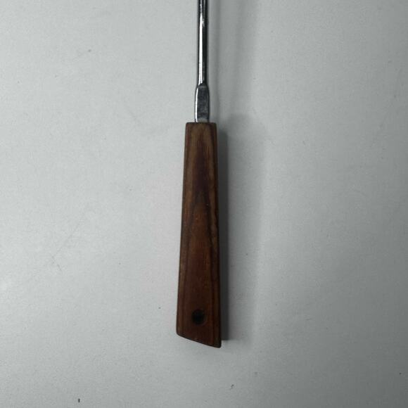 Vintage Kitch N Krom S
Spatula Turner Wood Handle USA Flipper Turner Holes - Picture 2 of 6